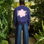 Blossoms Crewneck Blue