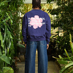 Blossoms Crewneck Blue