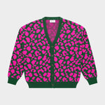 Pink Leopard Cardigan