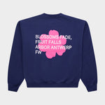 Blossoms Crewneck Blue