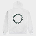 Circle Application Hoodie Grey