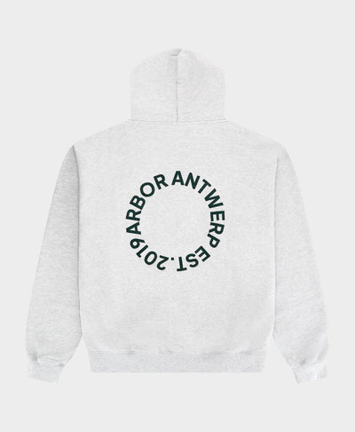 Circle Application Hoodie Grey