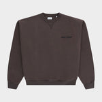 Pixel Flower Crewneck Coffee