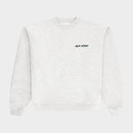 Line Flower Crewneck Melange