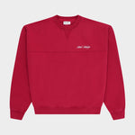 Cursive Crewneck Burgundy