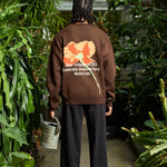 Orange Poppy Cardigan