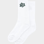Full Flower Socks White