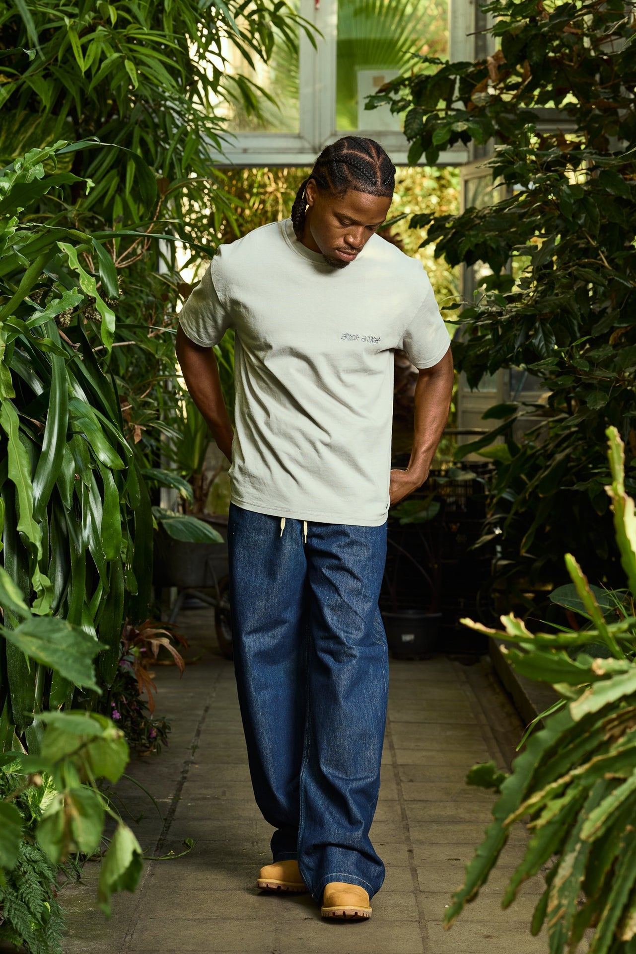 Beige Blossoms T-shirt