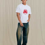 Red AA Halftone Logo T-shirt