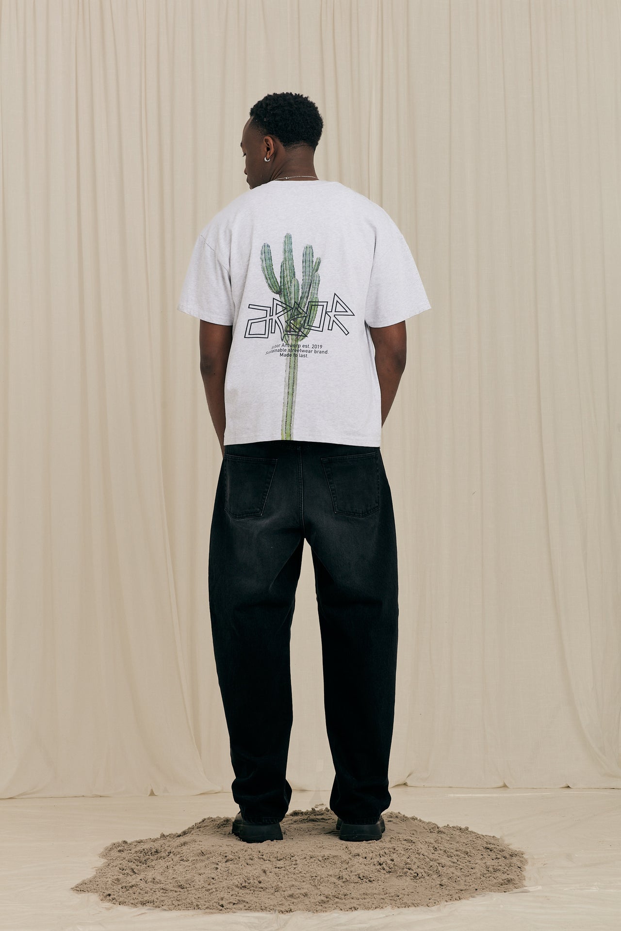 Pixle Cactus Melange T-shirt