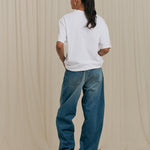 White AA Arbor Logo T-shirt