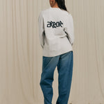 Halftone Waffle Crewneck Beige