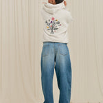 Flower Garden Knitted Hoodie