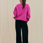 Arbor Flower Purple Crewneck