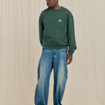 Mini Flower Green Crewneck