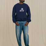 Arbor Flower Navy Crewneck