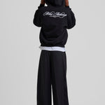 Cursive Hoodie Black