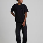Pixel Flower T-shirt Black
