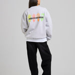 Pixel Flower Crewneck Melange