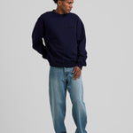Big Application Crewneck Dark Blue