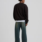 Needle Drop Crewneck Brown