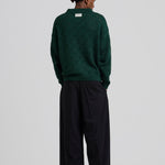 Heart Zip Knit Green