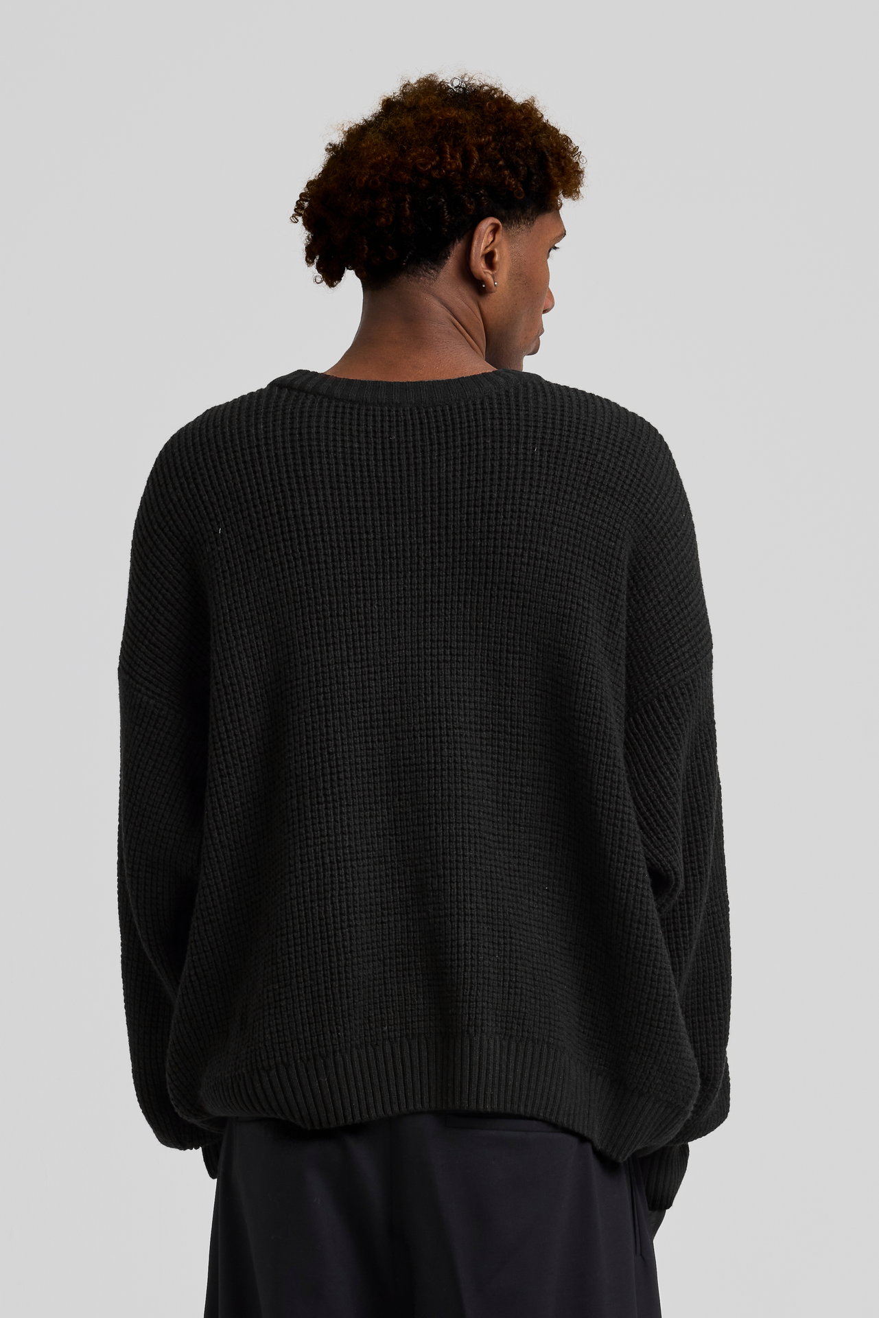Textured Knit Black