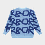 Big Logo Arbor Alpaca Knit Blue