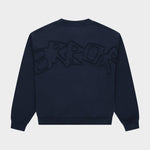 Big Application Crewneck Dark Blue
