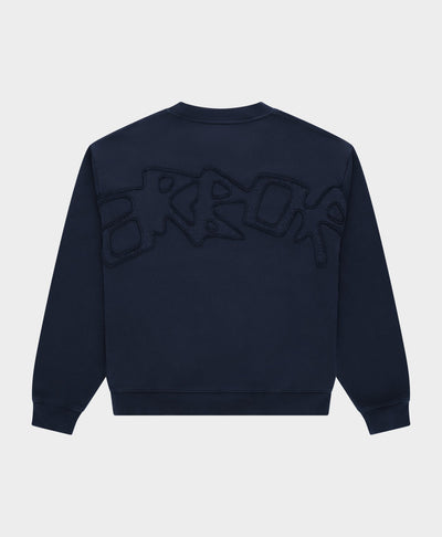 Big Application Crewneck Dark Blue