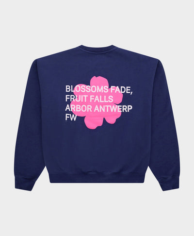 Blossoms Crewneck Blue