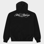 Cursive Hoodie Black
