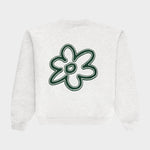 Line Flower Crewneck Melange