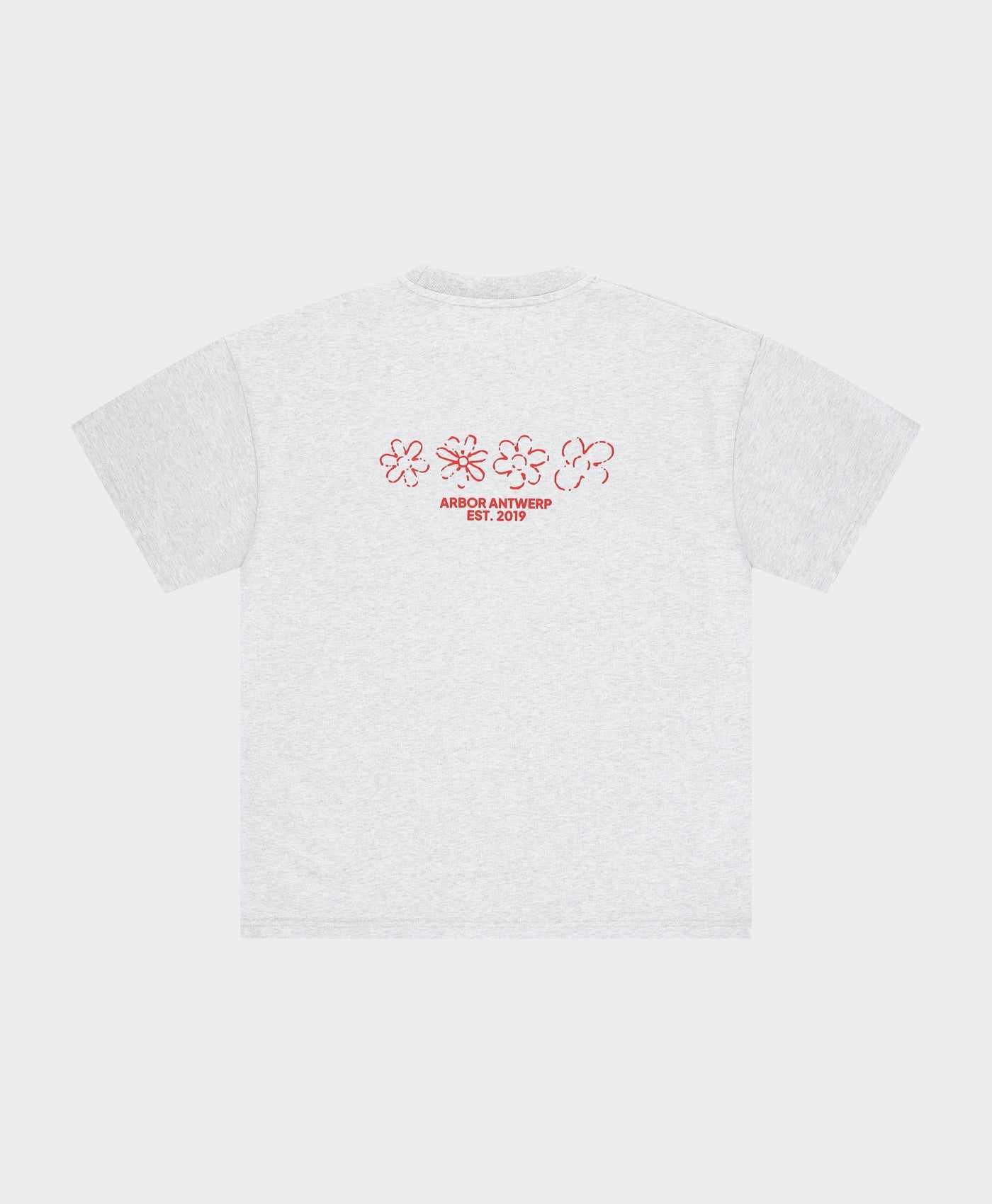 Flower Quartet T-shirt Red