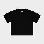 Micro Logo Cropped T-shirt Black