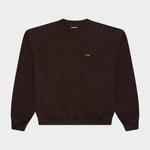 Needle Drop Crewneck Brown