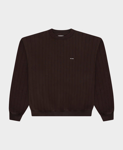 Needle Drop Crewneck Brown