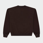 Needle Drop Crewneck Brown