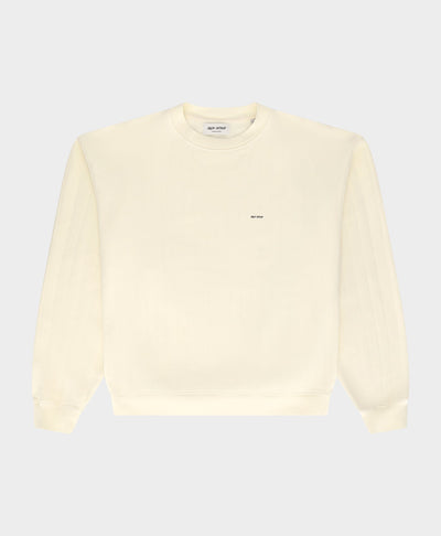 Needle Drop Crewneck Cream