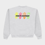 Pixel Flower Crewneck Melange