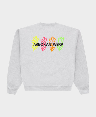 Pixel Flower Crewneck Melange