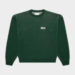Ribbed Flower Knit Green