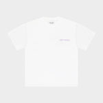 Two-Tone Flower T-shirt Purple