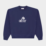 Arbor Flower Navy Crewneck