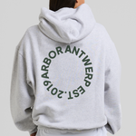 Circle Application Hoodie Grey