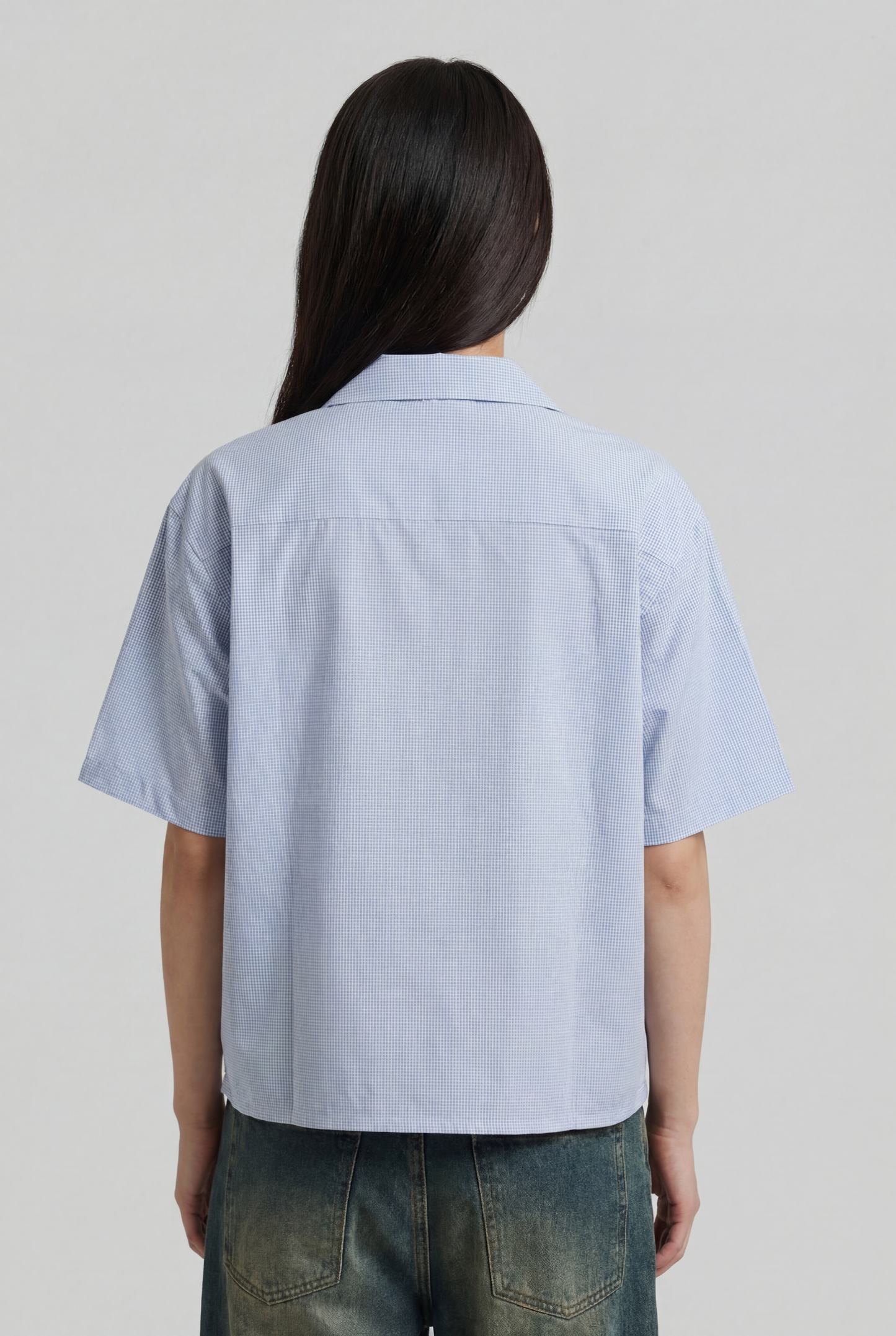 Boxy Blue Shirt