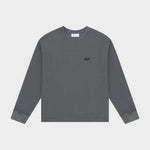 Halftone Waffle Crewneck Grey
