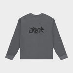 Halftone Waffle Crewneck Grey