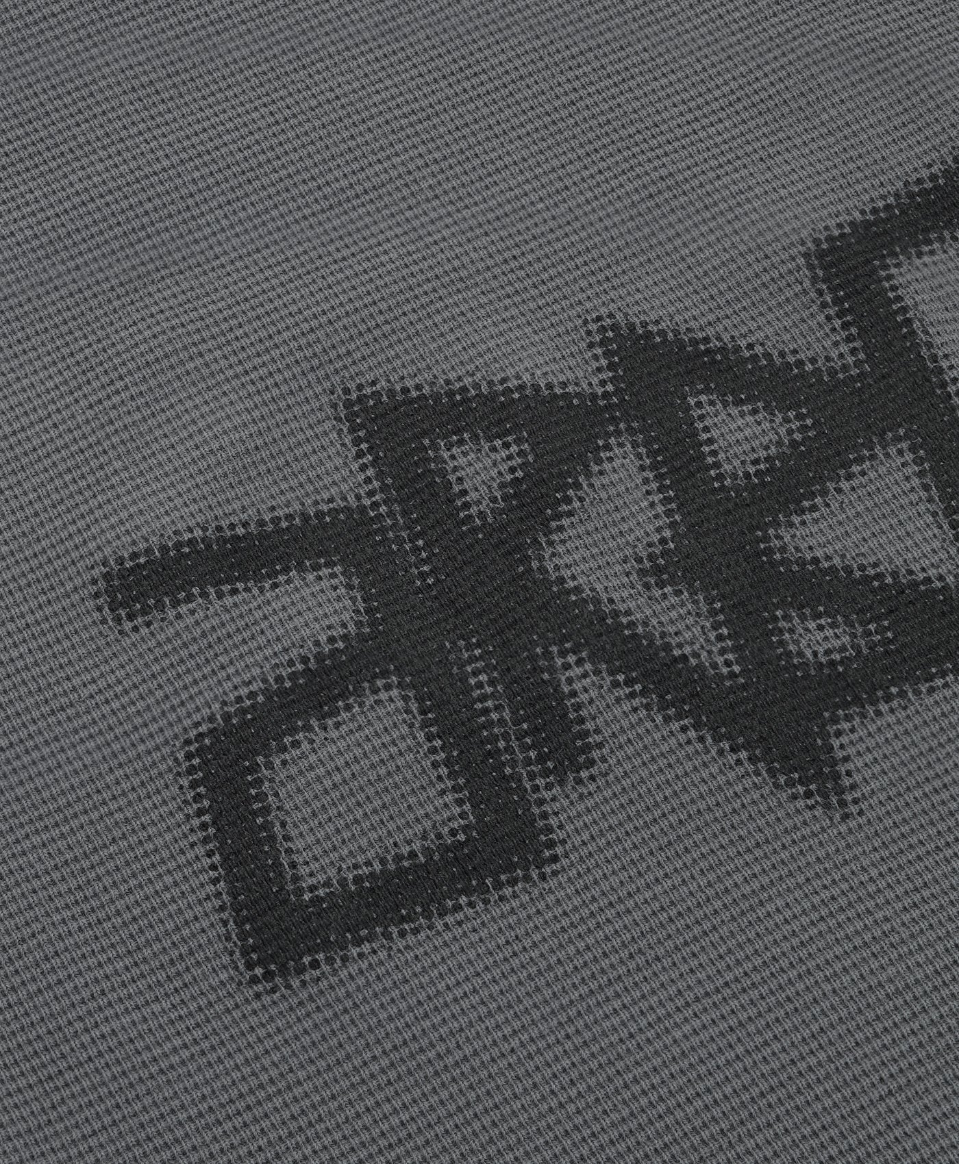 Halftone Waffle Crewneck Grey