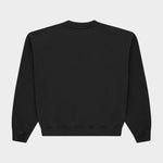 Mini Flower Black Crewneck